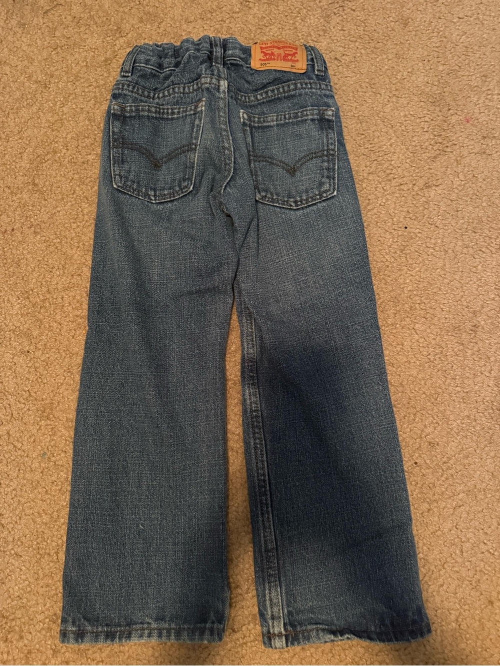 Kids Size 6 Levi Jeans Regular